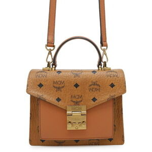 MCM Tracy Visetos Monogram Shoulder Bag